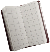 Gridded Tally Book Refill